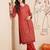 Women Ethnic Motifs Embroidered Regular Thread Work Kurta with Palazzos