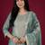 Women Ethnic Motifs Embroidered Regular Kurta with Trousers & With Dupatta