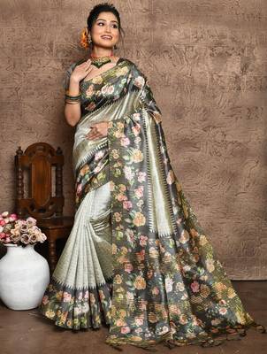 Floral Printed Saree 1