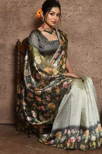 Floral Printed Saree