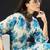 Women Floral Printed Pleated Pure Cotton Kurta with Trousers