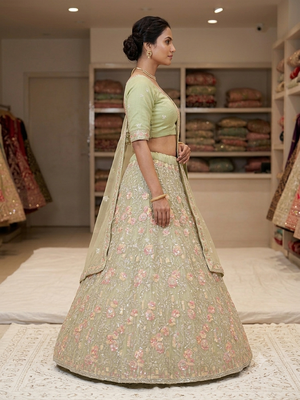 new designer party wear indian and pakistai lehanga  2