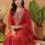 Women Ethnic Motifs Embroidered Regular Thread Work Liva Kurta with Trousers & With Dupatta