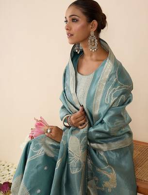 Women Ethnic Motifs Printed Regular Kurta with Trousers & With Dupatta 5