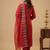Women Ethnic Motifs Embroidered Thread Work Kurta with Trousers & With Dupatta