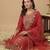 Women Ethnic Motifs Embroidered Thread Work Kurta with Trousers & With Dupatta