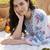 Women Floral Printed Empire Pure Cotton Kurta with Trousers & With Dupatta