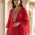Women Ethnic Motifs Embroidered Regular Kurta with Trousers & With Dupatta