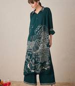Women Ethnic Motifs Printed Regular Kurta with Trousers