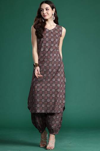 Ethnic Motifs Printed Regular Kurta with Trousers