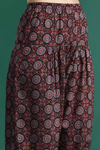 Ethnic Motifs Printed Regular Kurta with Trousers