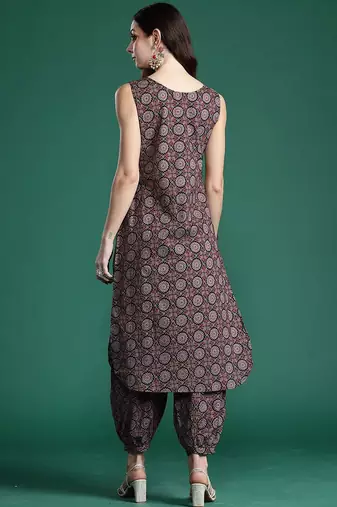 Ethnic Motifs Printed Regular Kurta with Trousers