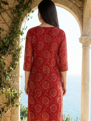 Women Ethnic Motifs Printed Regular Thread Work Kurta with Trousers & With Dupatta 6