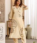 Women Ethnic Motifs Printed Regular Kurta with Trousers