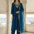 Women Ethnic Motifs Embroidered Regular Kurta with Trousers & With Dupatta