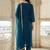 Women Ethnic Motifs Embroidered Regular Kurta with Trousers & With Dupatta