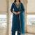 Women Ethnic Motifs Embroidered Regular Kurta with Trousers & With Dupatta