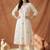 Women Ethnic Motifs Embroidered Angrakha Thread Work Pure Cotton Kurta with Trousers