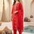 Women Ethnic Motifs Printed Regular Thread Work Kurta with Trousers & Dupatta