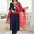 Women Ethnic Motifs Embroidered Regular Kurta with Trousers & With Dupatta