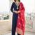 Women Ethnic Motifs Embroidered Regular Kurta with Trousers & With Dupatta