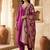 Women Ethnic Motifs Regular Kurta with Trousers & With Dupatta