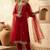 Women Ethnic Motifs Embroidered Regular Kurta with Trousers & With Dupatta
