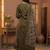 Women Ethnic Motifs Regular Thread Work Kurta with Trousers & With Dupatta