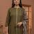 Women Ethnic Motifs Regular Thread Work Kurta with Trousers & With Dupatta