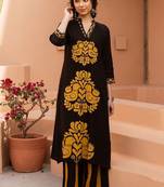 Women Ethnic Motifs Printed Regular Beads and Stones Kurta with Palazzos