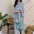 Women Ethnic Motifs Printed Regular Thread Work Pure Cotton Kurta with Trousers & With Dupatta