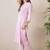 Women Floral Embroidered Regular Thread Work Pure Cotton Kurta with Trousers