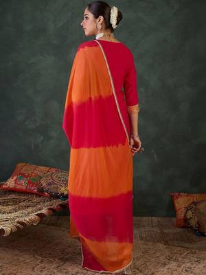 Women Ethnic Motifs Embroidered Regular Kurta with Trousers & With Dupatta 3