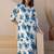 Women Floral Printed Pleated Pure Cotton Kurta with Trousers
