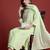 Women Floral Embroidered Regular Thread Work Pure Cotton Kurta with Trousers & With Dupatta