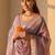 Floral Printed Thread Work Straight Kurta With Trousers & Dupatta