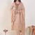 Ethnic Motifs Embroidered Thread Work Straight Kurta With Trousers & Dupatta