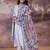 Self Design Regular Thread Work Kurta With Trousers & Dupatta
