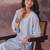 Self Design Regular Thread Work Kurta With Trousers & Dupatta