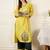 Floral Printed Thread Work Pure Cotton Kurta With Palazzos