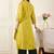 Floral Printed Thread Work Pure Cotton Kurta With Palazzos