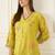 Floral Printed Thread Work Pure Cotton Kurta With Palazzos