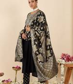 Women Ethnic Motifs Embroidered Regular Kurta with Trousers & With Dupatta