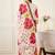 Floral Printed V-Neck Pure Cotton Straight Kurta With Trousers & Dupatta