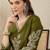 Floral Embroidered Thread Work Straight Kurta With Trousers