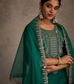 Women Ethnic Motifs Embroidered Kurta with Trousers & Dupatta