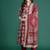 Floral Printed Angrakha Mirror Work Pure Cotton Kurta With Trousers & Dupatta