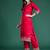 Ethnic Motifs Embroidered Sequinned Kurta With Trousers & Dupatta