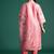 Floral Printed Sequinned Kurta With Trousers & Dupatta