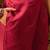 Red Embroidered Chanderi Silk Straight Zari Kurta With Trousers & Dupatta